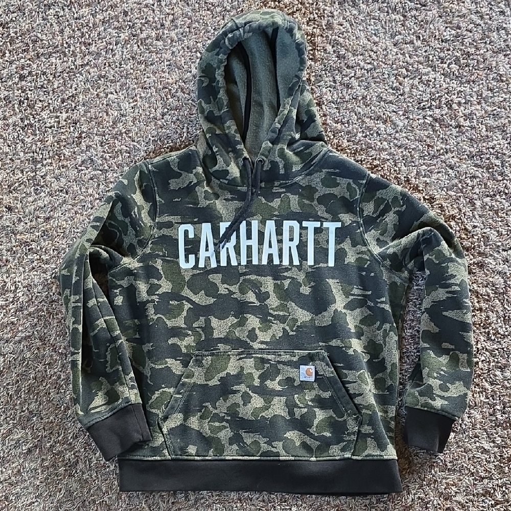 Carhartt Olive Camo Hoodie